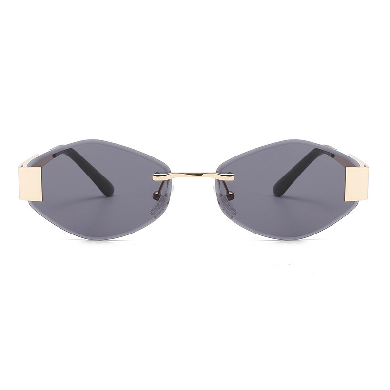 Lunettes De Soleil Pour Femmes, Série Simple, Couleur Unie, En Alliage, 1 Pièce h5Image6