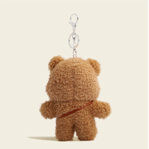 1 Pièce Adorable Series Cute Downy Bear Rayon Porte-Clés Pour Sac Femme h5 Image3