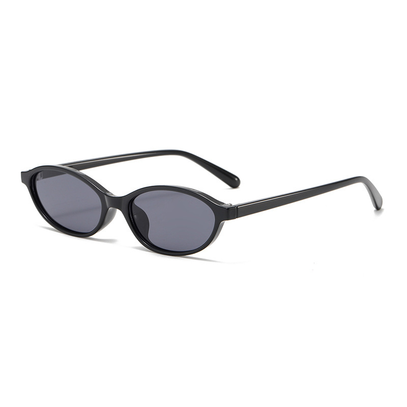 Lunettes De Soleil Simples En Plastique De Couleur Unie Pour Femmes, 1 Pièce h5Image5