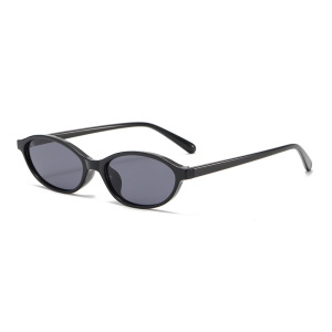 Lunettes De Soleil Simples En Plastique De Couleur Unie Pour Femmes, 1 Pièce h5 Image5