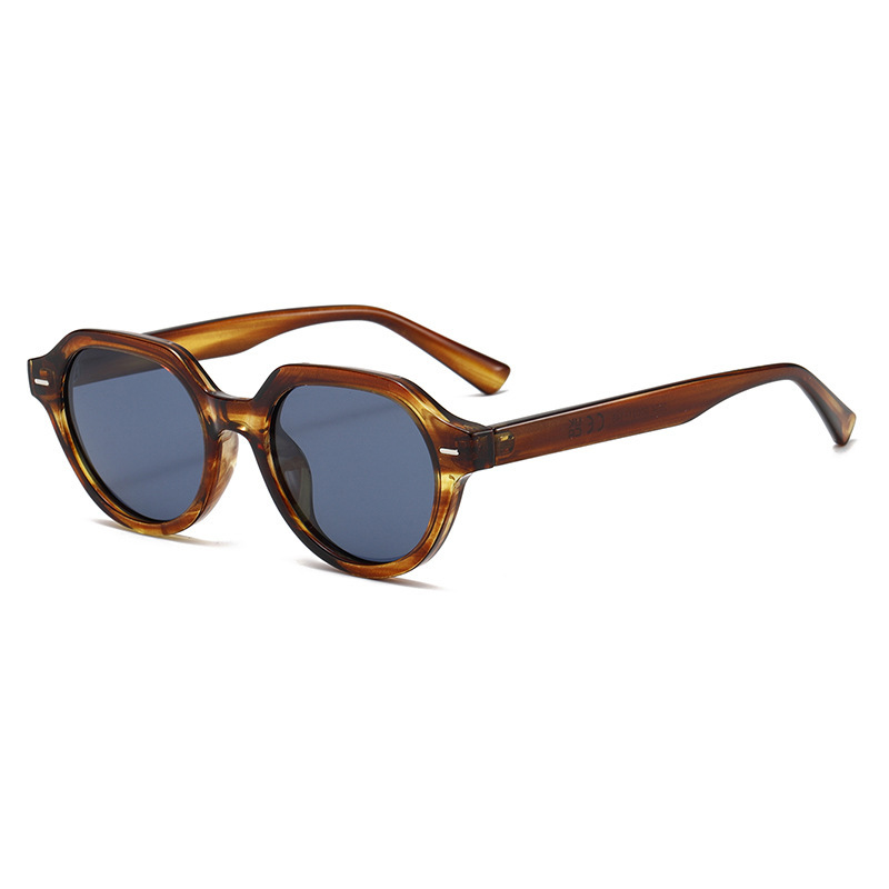 Lunettes De Soleil Simples En Plastique De Couleur Unie Pour Femmes, 1 Pièce Image2