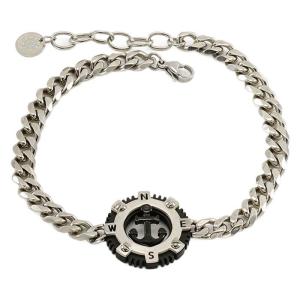 1 Paire De Bracelets Ronds Personnalisés En Acier Inoxydable Pour Hommes, Style Hip-Hop, Tendance, Assortis, À La Mode, Style Ancre h5 Image6