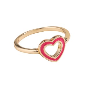 Ensemble De Bagues Pour Femme En Alliage, Série Romantique, Motif Cœur Mignon, 1 Pièce h5 Image5