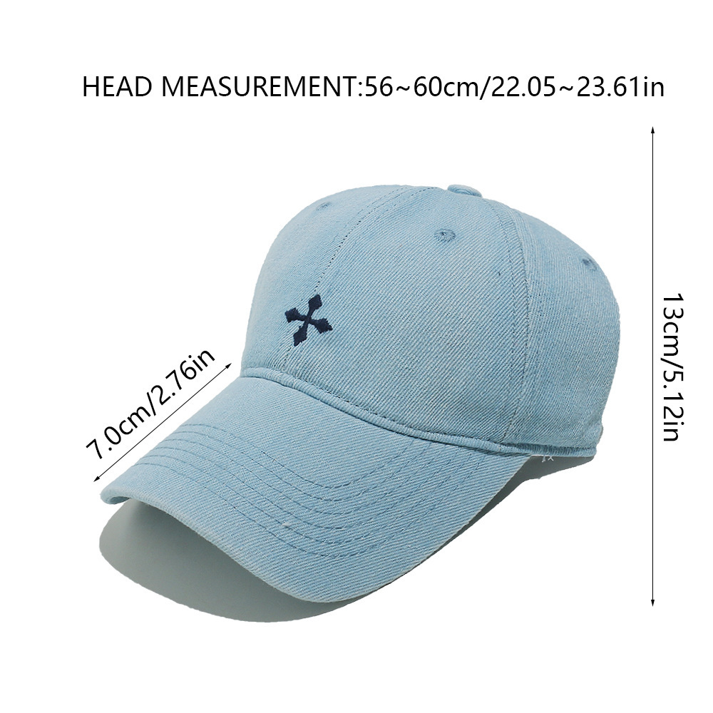 Chapeaux Croisés Décontractés En Coton Pour Femmes, Série Simple, 1 Pièce h5Image5