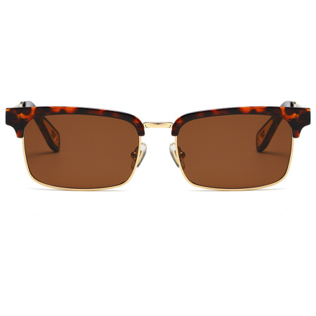 Lunettes de soleil simples en plastique de couleur unie pour femmes, 1 pièce 2