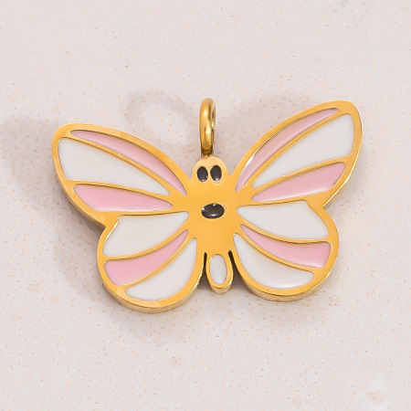 Pendentif femme en acier inoxydable doré, étanche, en forme de cœur, avec huile Sweet Drop (1 pièce) - Collection Romantique 2