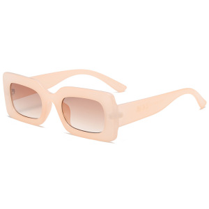 Lunettes De Soleil Pour Femmes, 1 Pièce, Série Simple, Décontractées, Couleur Unie, En Plastique h5 Image2