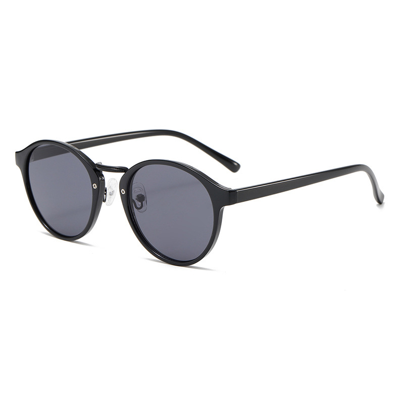 Lunettes De Soleil Pour Femmes, 1 Pièce, Série Simple, Décontractées, Couleur Unie, En Plastique h5Image3