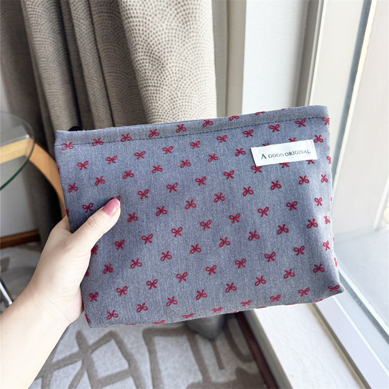 Sac À Main En Polyester Pour Femme, Série Romantique, Avec Nœud Papillon Image5