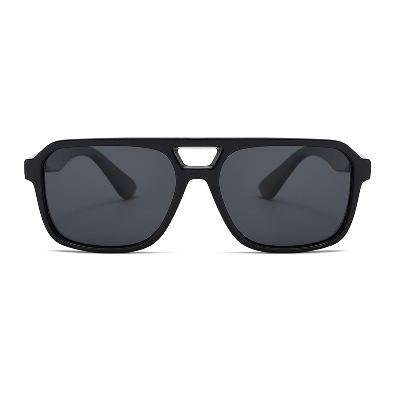 Lunettes De Soleil En Plastique À Imprimé Léopard Pour Femme, Série Simple, 1 Pièce h5Image3