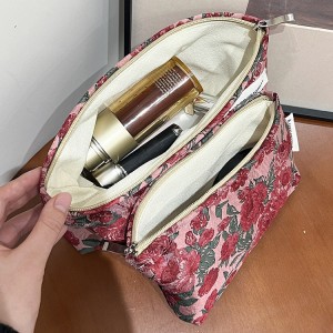 Sac À Main En Polyester Pour Femme, Série Romantique, Motif Fleurs Douces, 1 Pièce h5 Image5