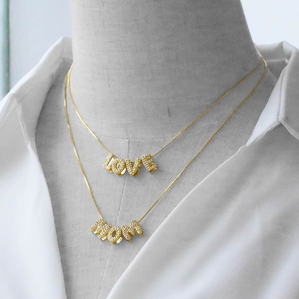 1 Paire De Pendentifs Pour Femme En Forme De Lettre Simple Et Décontractée, En Cuivre Plaqué Or Et Zircon h5Image4