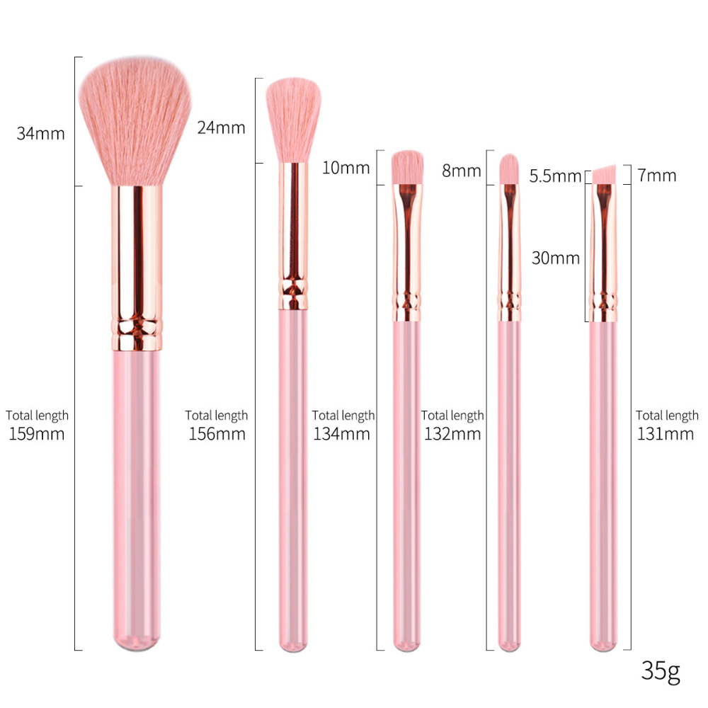 1 Paire De Pinceaux De Maquillage Unisexes Image3