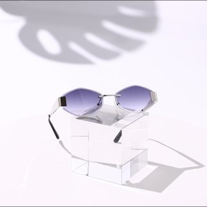 Lunettes De Soleil Pour Femmes, Série Simple, Couleur Unie, En Alliage, 1 Pièce h5 Image8