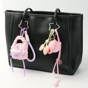 Breloques De Sac Pour Femme En Alliage, Série Romantique, Nœud Papillon Doux, 1 Pièce h5 Image3