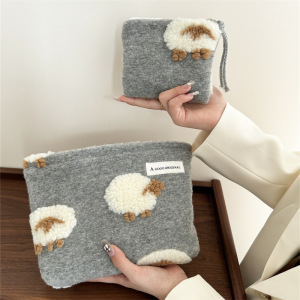Sac À Main En Coton Pour Femme, Série Romantique, Motif Animal Mignon, 1 Pièce h5 Image4