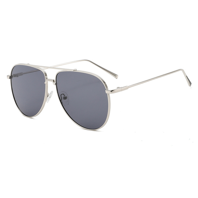 Lunettes De Soleil Pour Femmes, Série Simple, Couleur Unie, En Alliage, 1 Pièce Image2