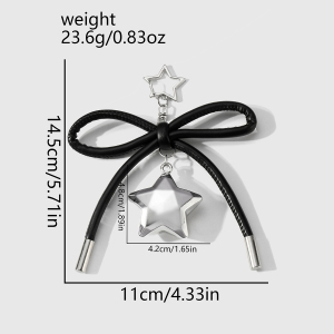 Breloques De Sac Pour Femme En Alliage, Série Simple, Nœud Papillon Quotidien, 1 Pièce h5 Image12