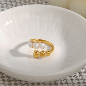 Bague Simple Pour Femme, Élégante Et En Forme De Spirale, En Acier Inoxydable, Couleur Or, Étanche, Collection Charming Series. h5 Image7