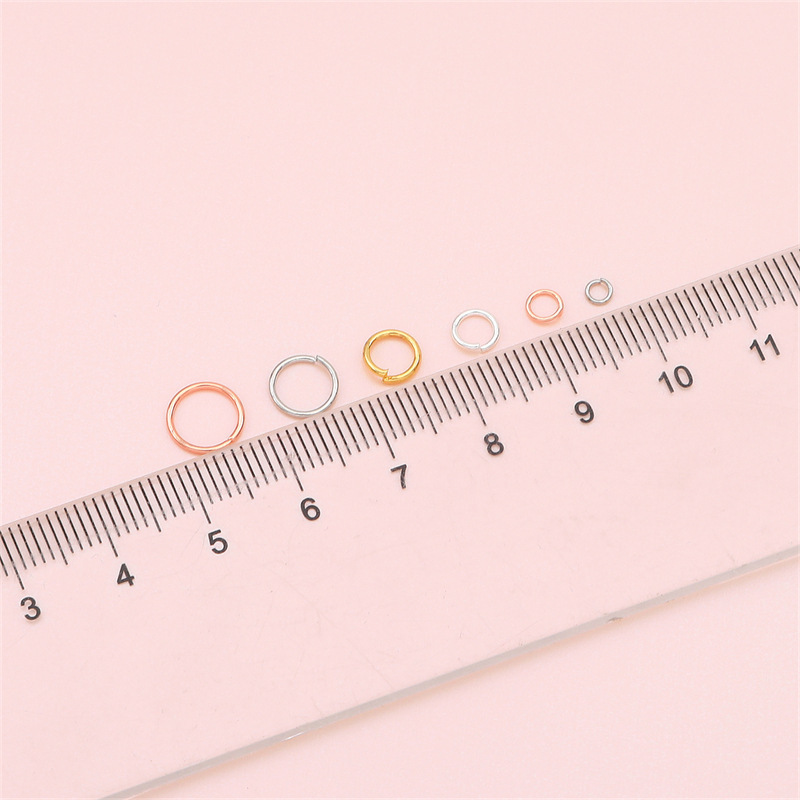 Maillons Et Connecteurs En Acier Inoxydable De Couleur Unie, Série Simple Daily h5Image5
