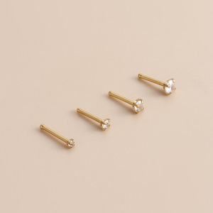 1 Pièce De Piercing De Nez Délicat En Zircon Pour Femme h5 Image5