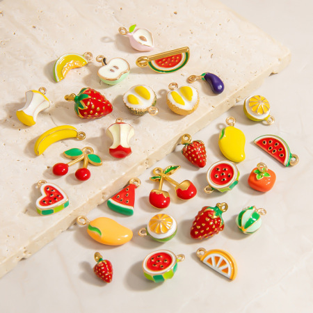 Pendentifs pour femmes en alliage, série simple, motif plante mignonne, 1 pièce 2