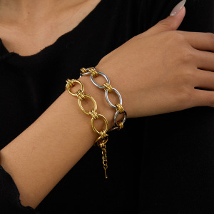 Bracelets Classiques En Acier Inoxydable Étanches h5 Image3