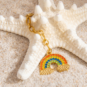 Pendentif Bikini Oceanic En Acier Inoxydable Étanche Couleur Or h5 Image9