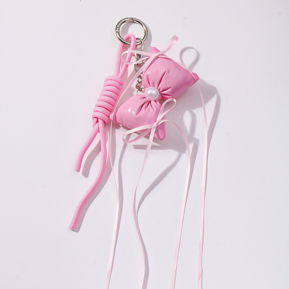Breloques De Sac Pour Femme En Alliage, Série Simple, Nœud Papillon Doux, 1 Pièce h5Image3