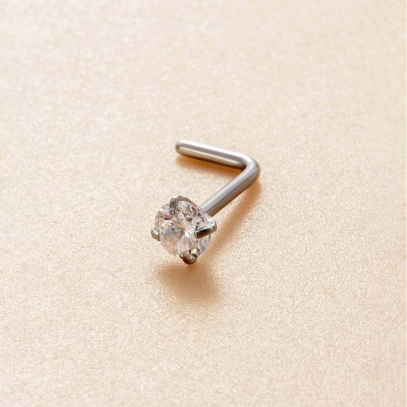 1 Piercing De Nez En Zircon Coloré Pour Femme 