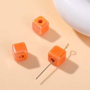 1 Pièce De Perles Cubiques En Céramique Pour Bijoux À Faire Soi-Même h5 