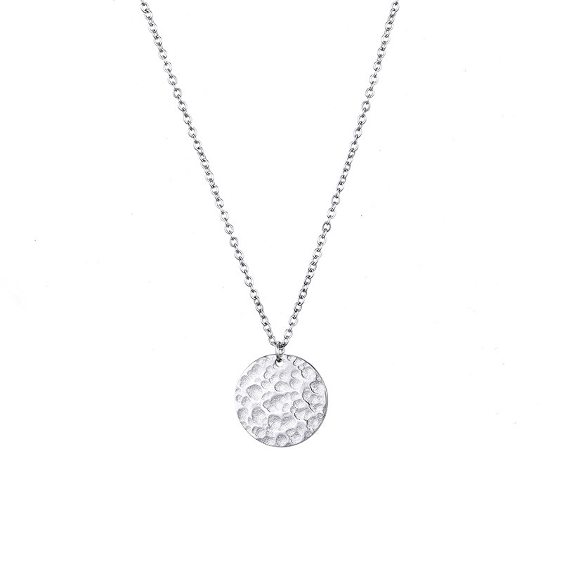 Collier Simple Pour Femme, 1 Pièce, En Acier Inoxydable, Couleur Or, Étanche, Avec Chaîne Simple. 