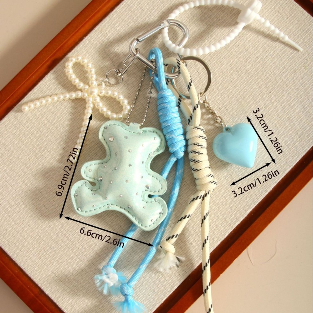 1 Breloque De Sac Pour Femme En Forme D'Ourson Mignon Image2