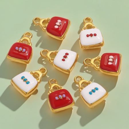 Pendentif Classique Pour Femme, Style Goutte D'Eau, En Acier Inoxydable, Couleur Or, Étanche.
