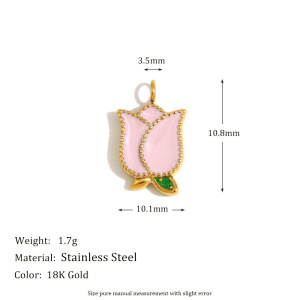 Accessoires De Bricolage En Acier Inoxydable Rose Aéré Et Étanche, Sensation Haut De Gamme h5 Image5
