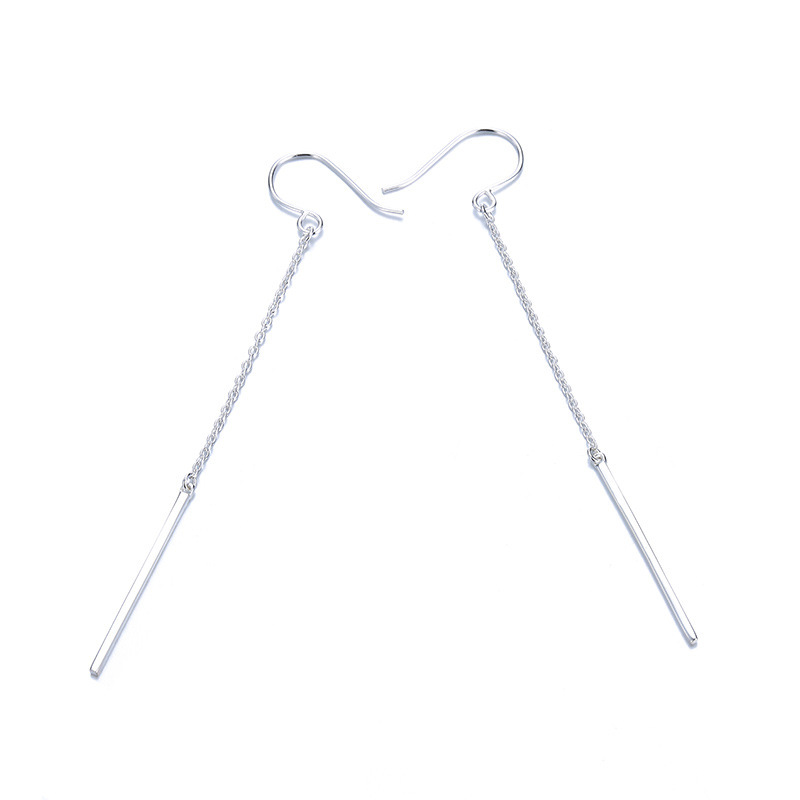 Boucles D'Oreilles Simples À Longue Chaîne Pour Femme