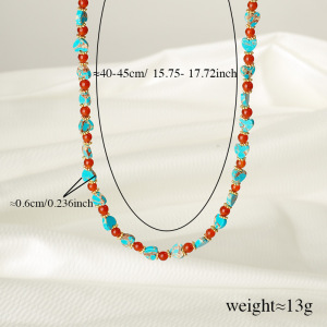 Colliers De Perles Pour Femmes Sophisticated Eye En Acier Inoxydable Imperméable Couleur Or h5 Image2