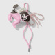 1 porte-clés chiot rose Image3