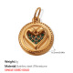 Pendentif en or et diamant vert/8 Image7