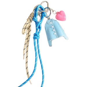 Porte-Clés En Pu Bleu Pour Chemise, Pendentif De Sac En Corde Tressée h5 Image6