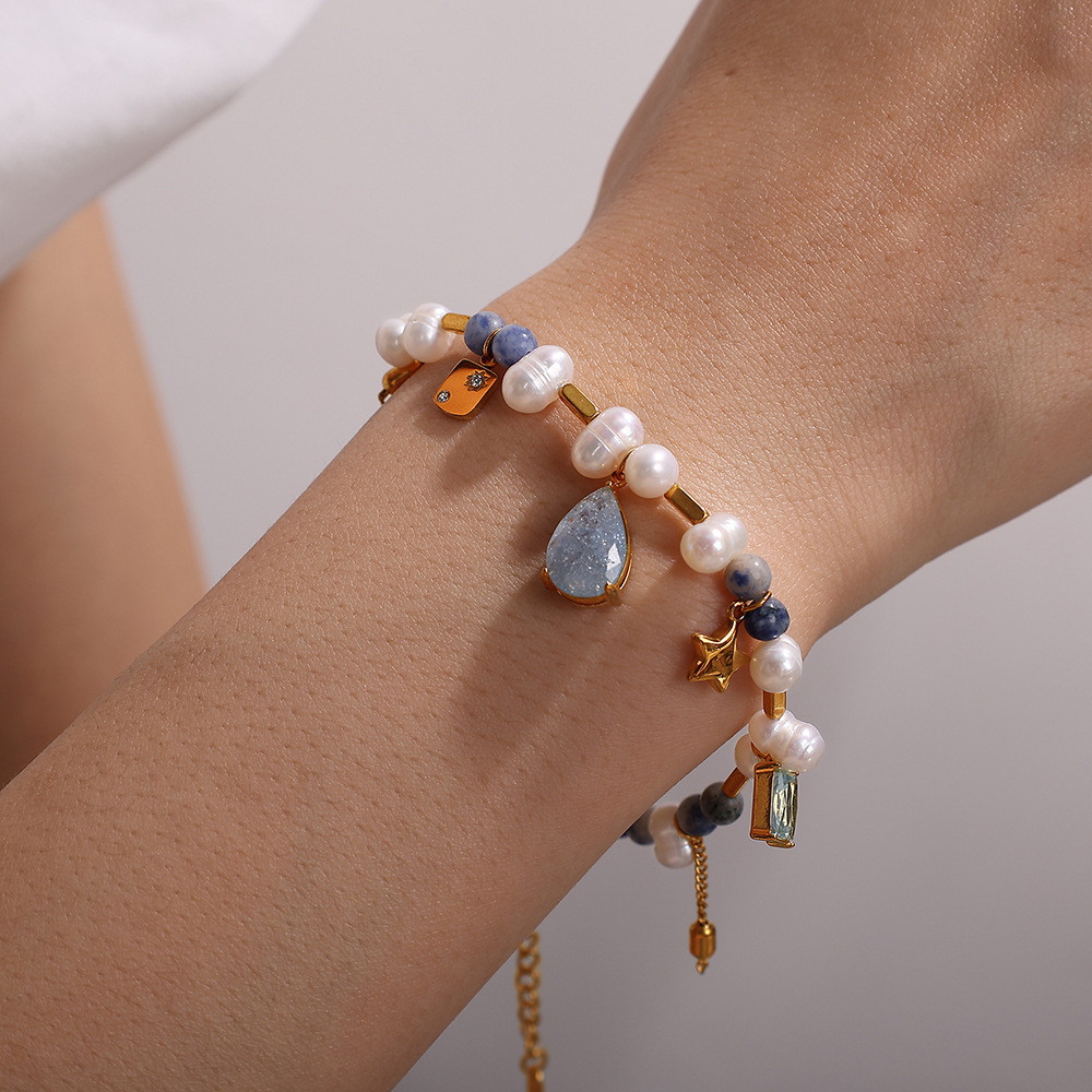 Bracelets À Breloques Rétro Couleur Or Image3