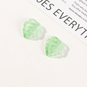 1 Pièce De Perles De Verre À Feuilles Vives Pour Bijoux À Faire Soi-Même h5 