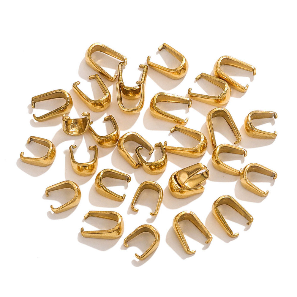 Maillons Et Connecteurs Pour Femmes En Acier Inoxydable De Couleur Unie, Collection Simple Series Daily h5Image3