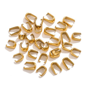 Maillons Et Connecteurs Pour Femmes En Acier Inoxydable De Couleur Unie, Collection Simple Series Daily h5 Image3