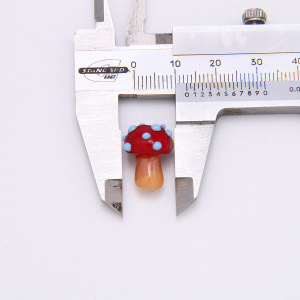 Perles De Verre Colorées En Forme De Champignon Exquises Pour Bijoux À Faire Soi-Même h5 Image5