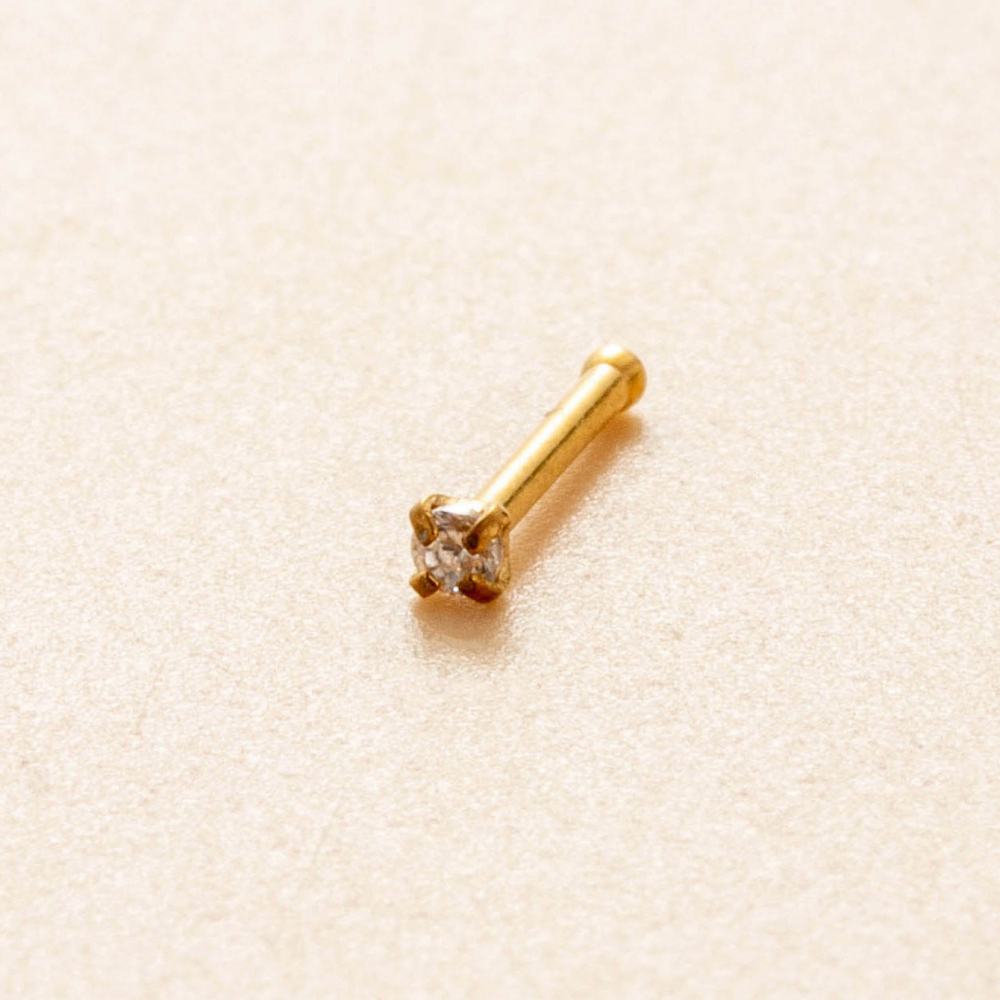 1 Pièce De Piercing De Nez Délicat En Zircon Pour Femme
