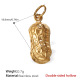 Pendentif double face creux en or Image16