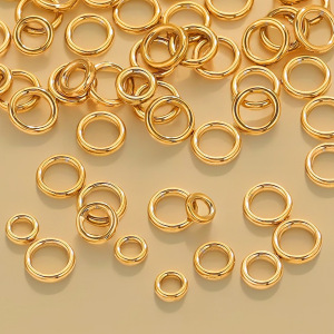 Maillons Et Connecteurs Classiques En Acier Inoxydable Uni Pour Femmes, Série Simple h5 Image3