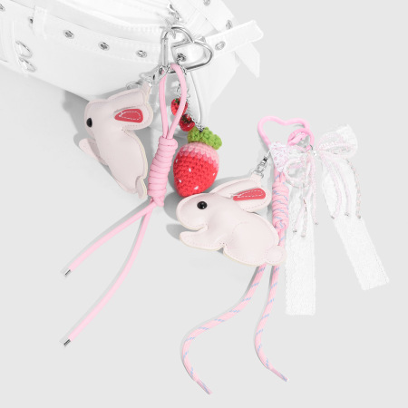 Charms de sac en forme de lapin mignon