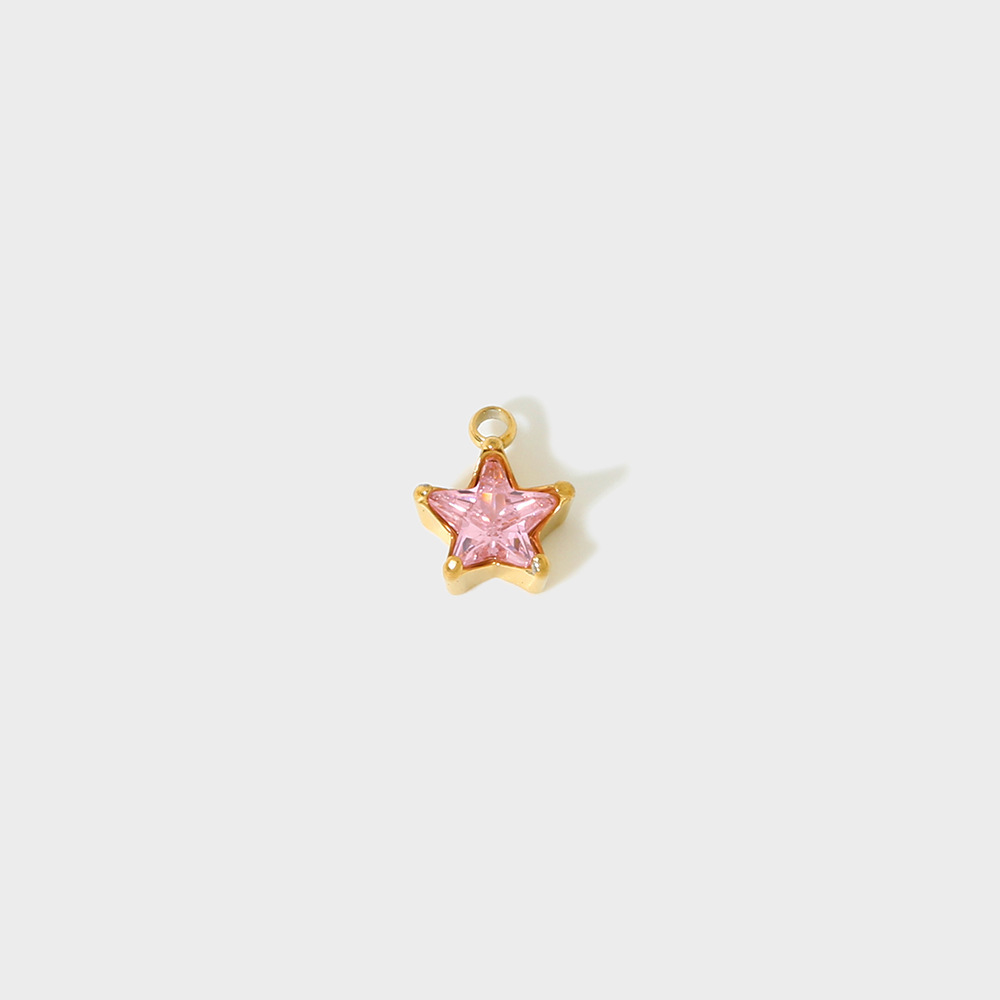 Pendentif Créatif En Acier Inoxydable Doré Étanche À Faire Soi-Même Image4